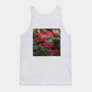 Cannabis health benefits: diabetes prevention, inflammation reduction, pressure relief. Tank Top